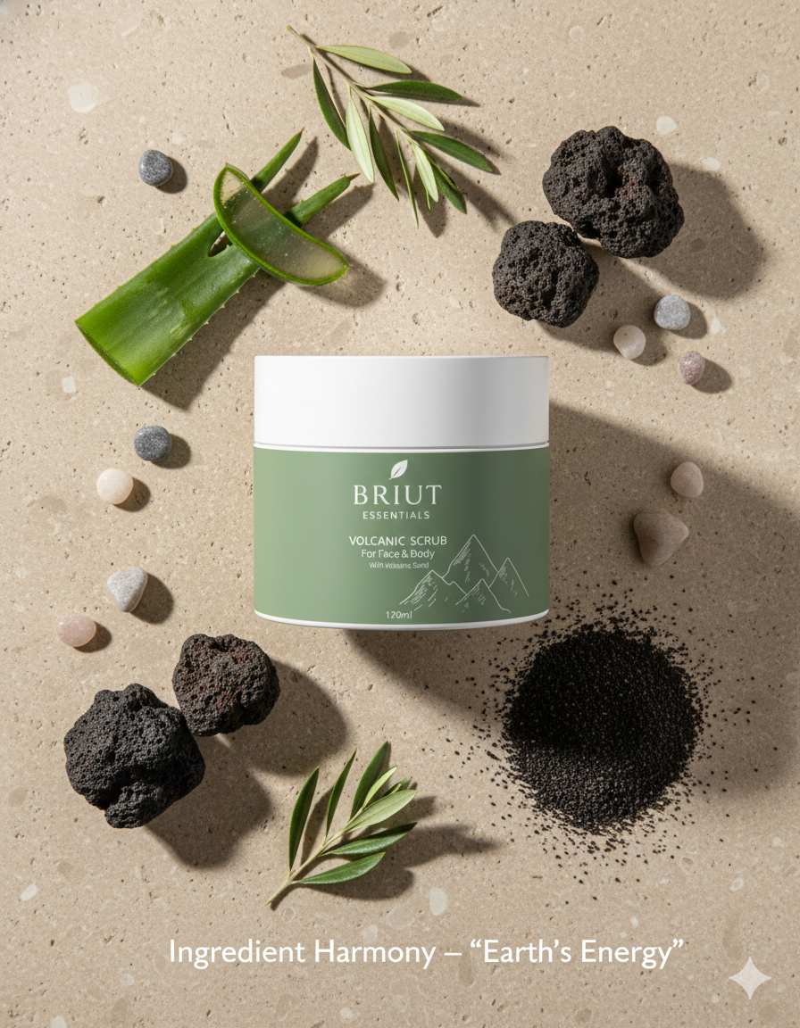 Volcanic Face & Body Scrub