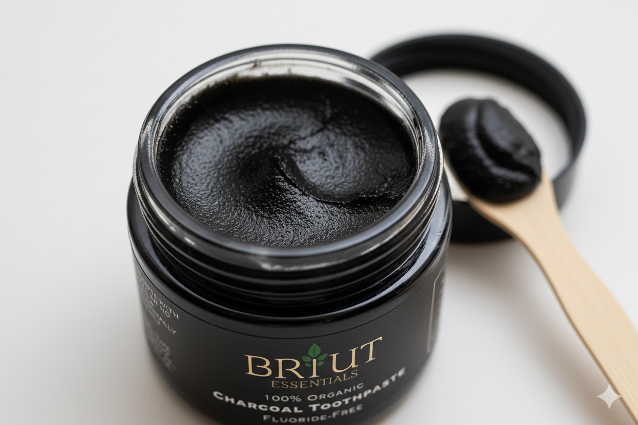 Organic Charcoal Whitening Toothpaste (Non-Powder)