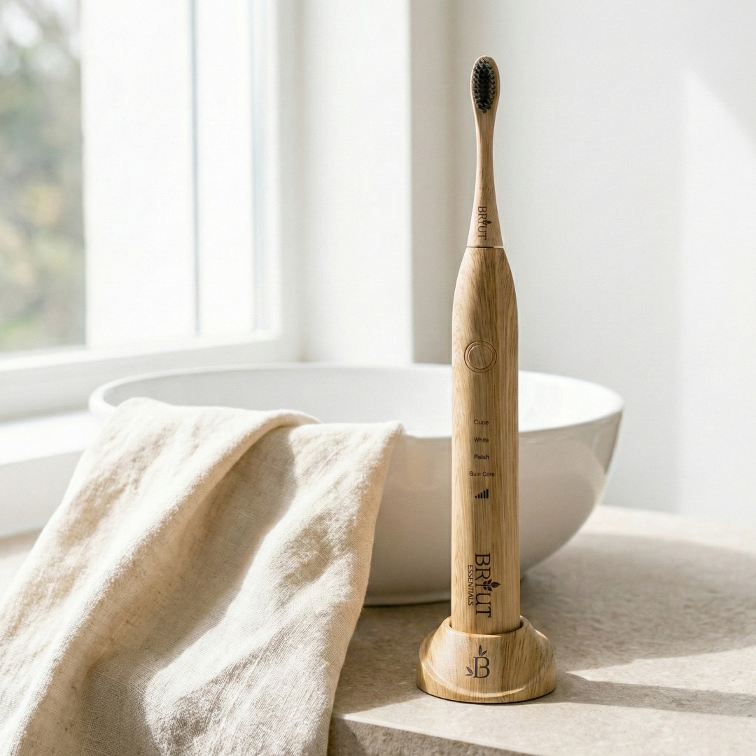 Soft BPA-free castor-bean bristles — the right choice for sensitive teeth