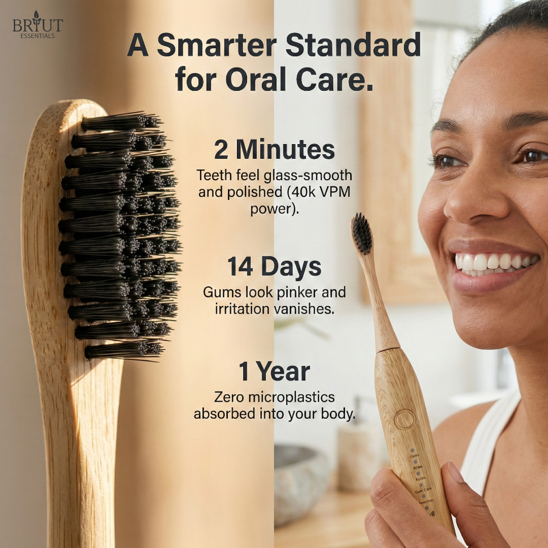 Briut bamboo electric toothbrush — the best bamboo electric toothbrush in 2026