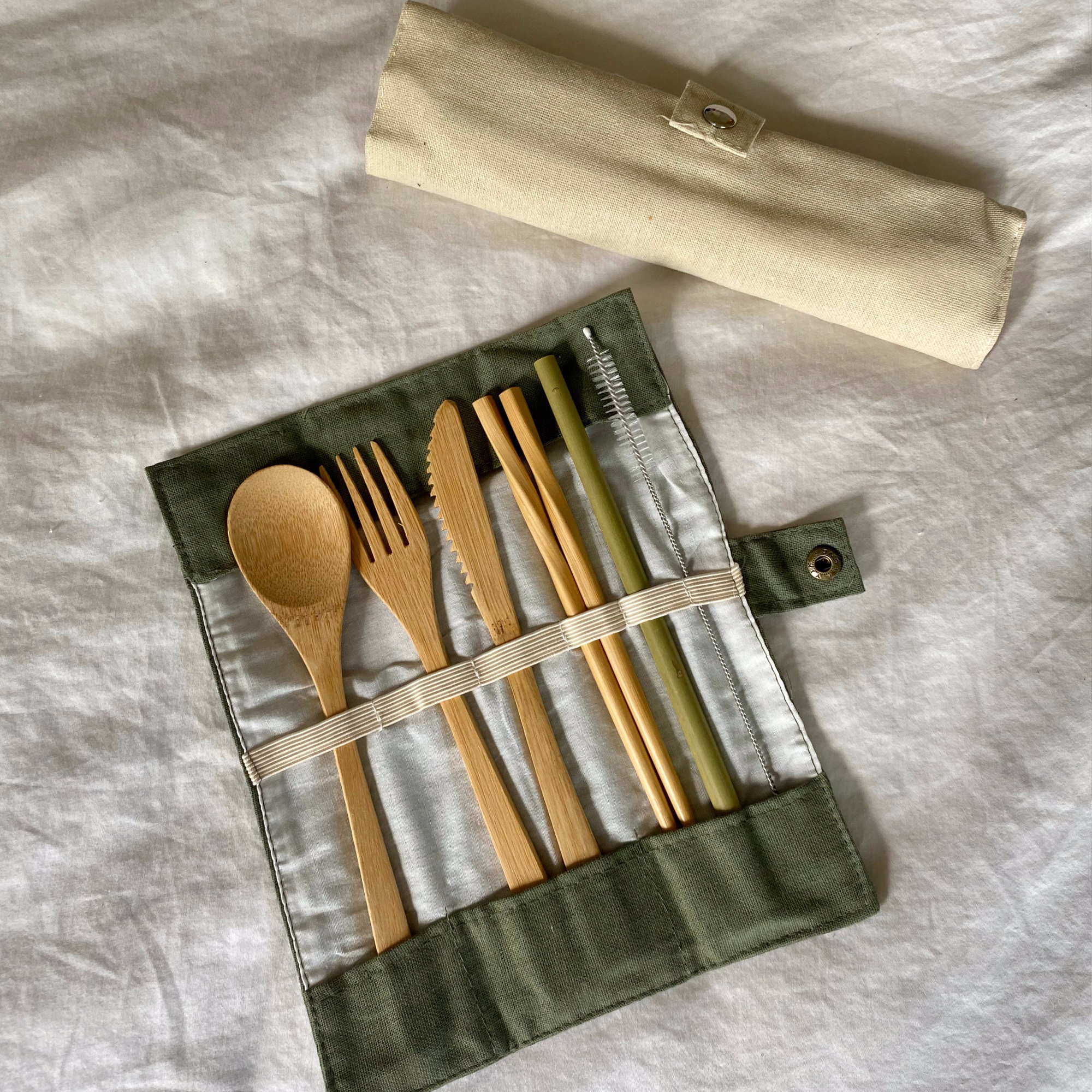 Bamboo Utensil Kit