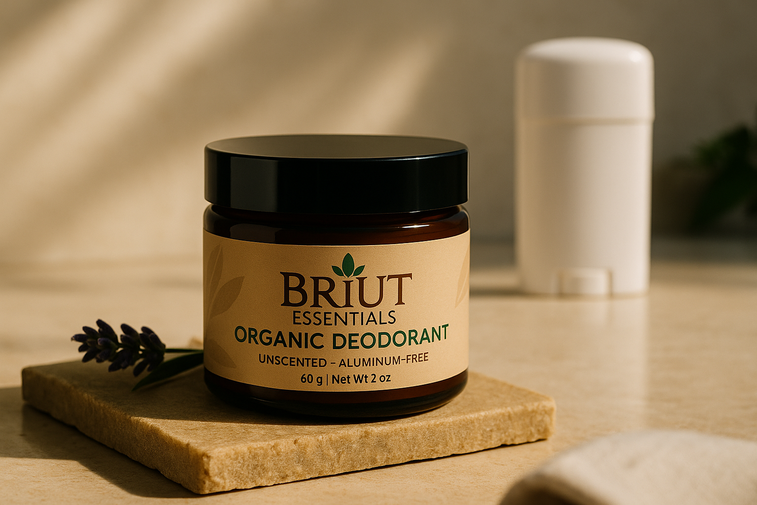 100% Organic Deodorant Jar