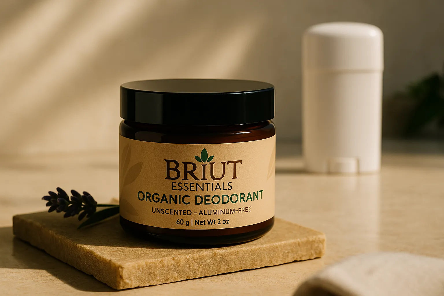 100% Organic Deodorant Jar