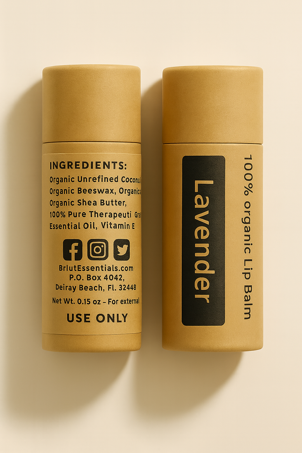 100% Organic Lip-Balms