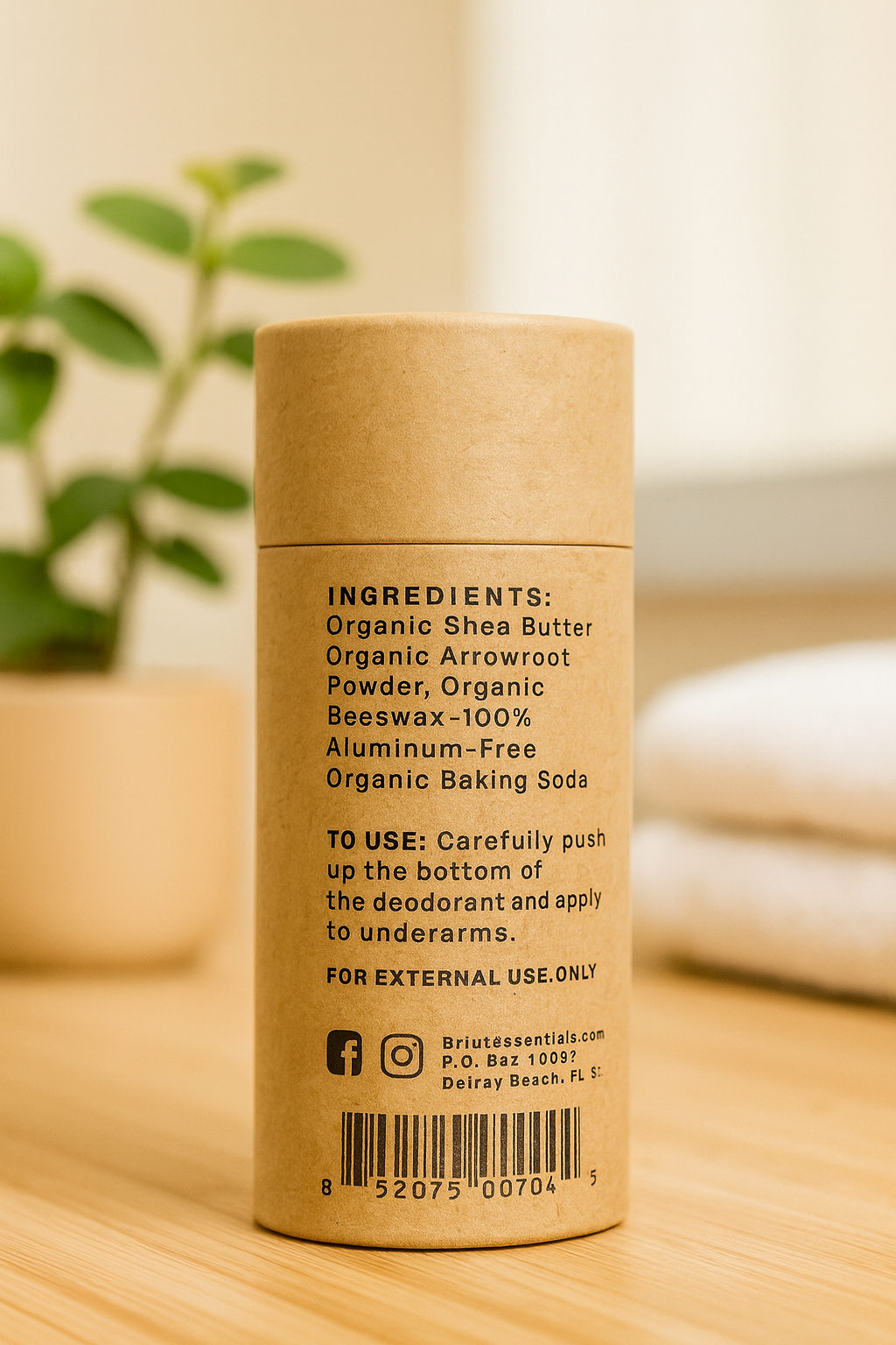 100% Organic Deodorant
