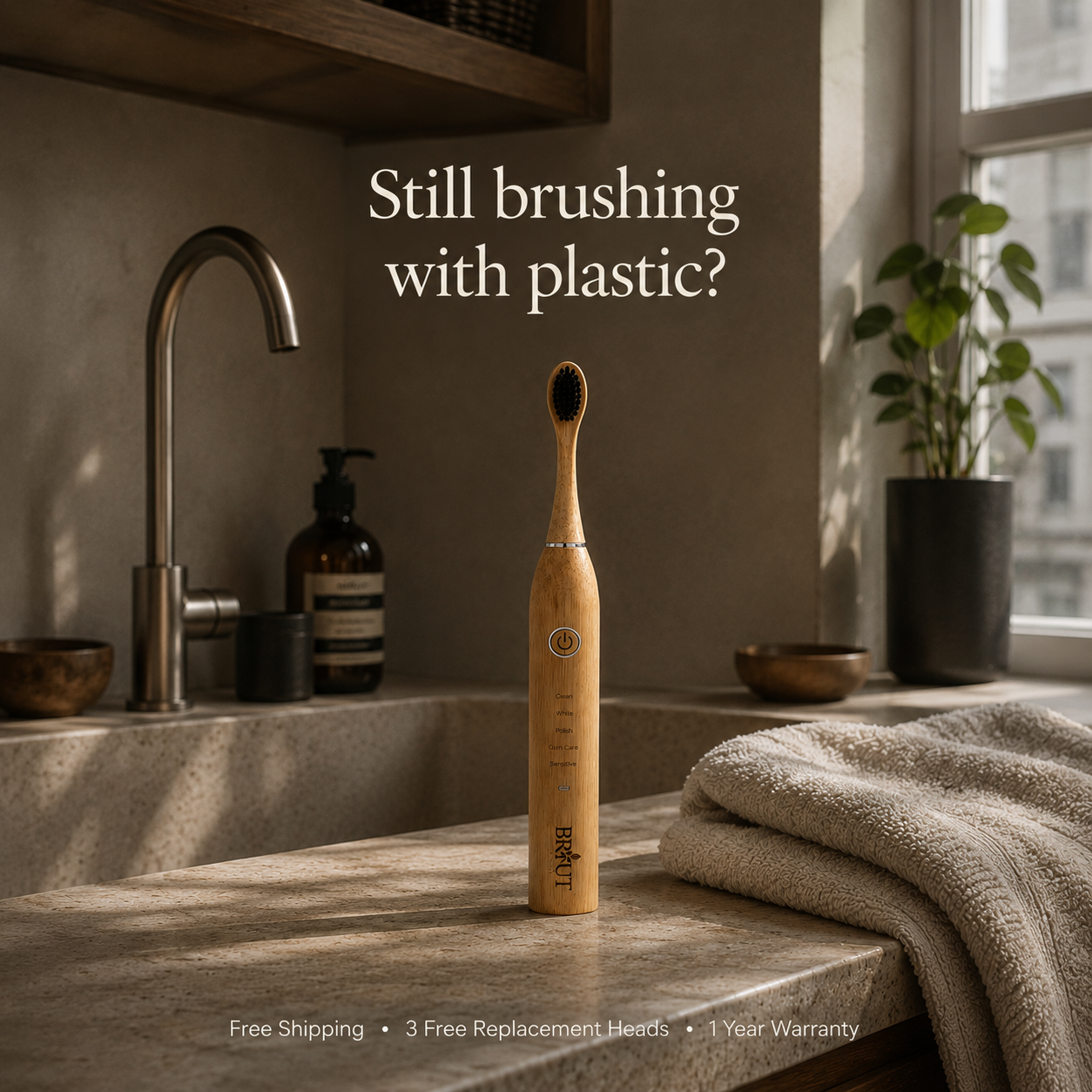 Bamboo Sonic Electric Toothbrush