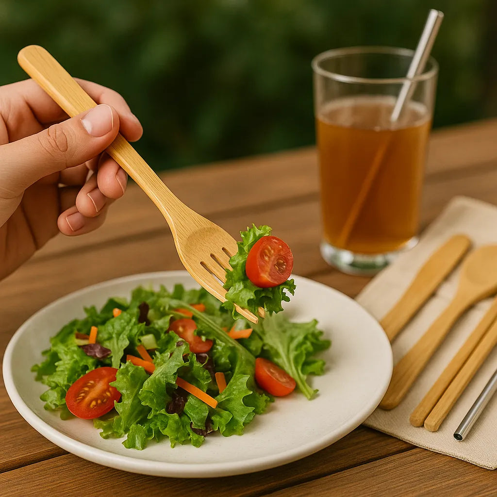 Reusable Bamboo Utensil Kit