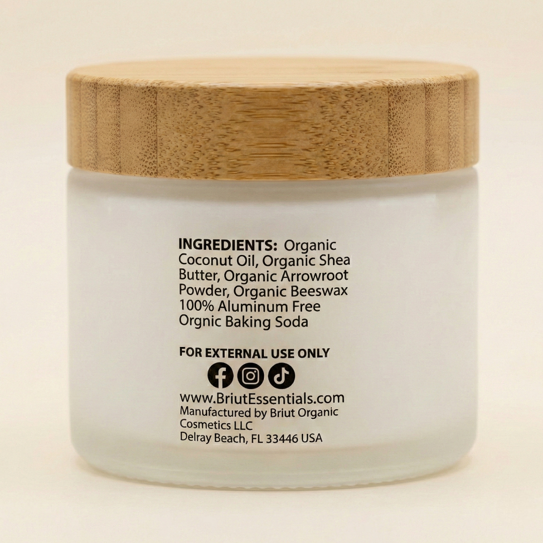 Purely Organic Deodorant Jar