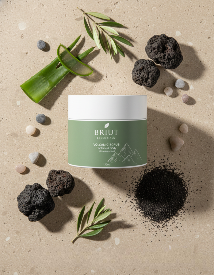 Volcanic Glow Face & Body Scrub