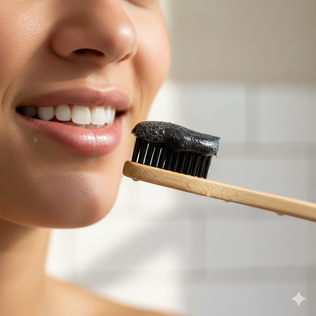 Organic Charcoal Whitening Toothpaste (Non-Powder)