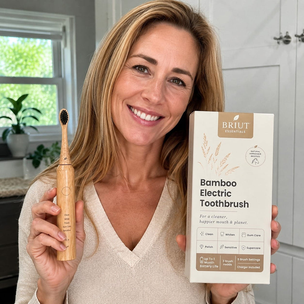 Pure Sonic Bamboo & Horsehair Toothbrush