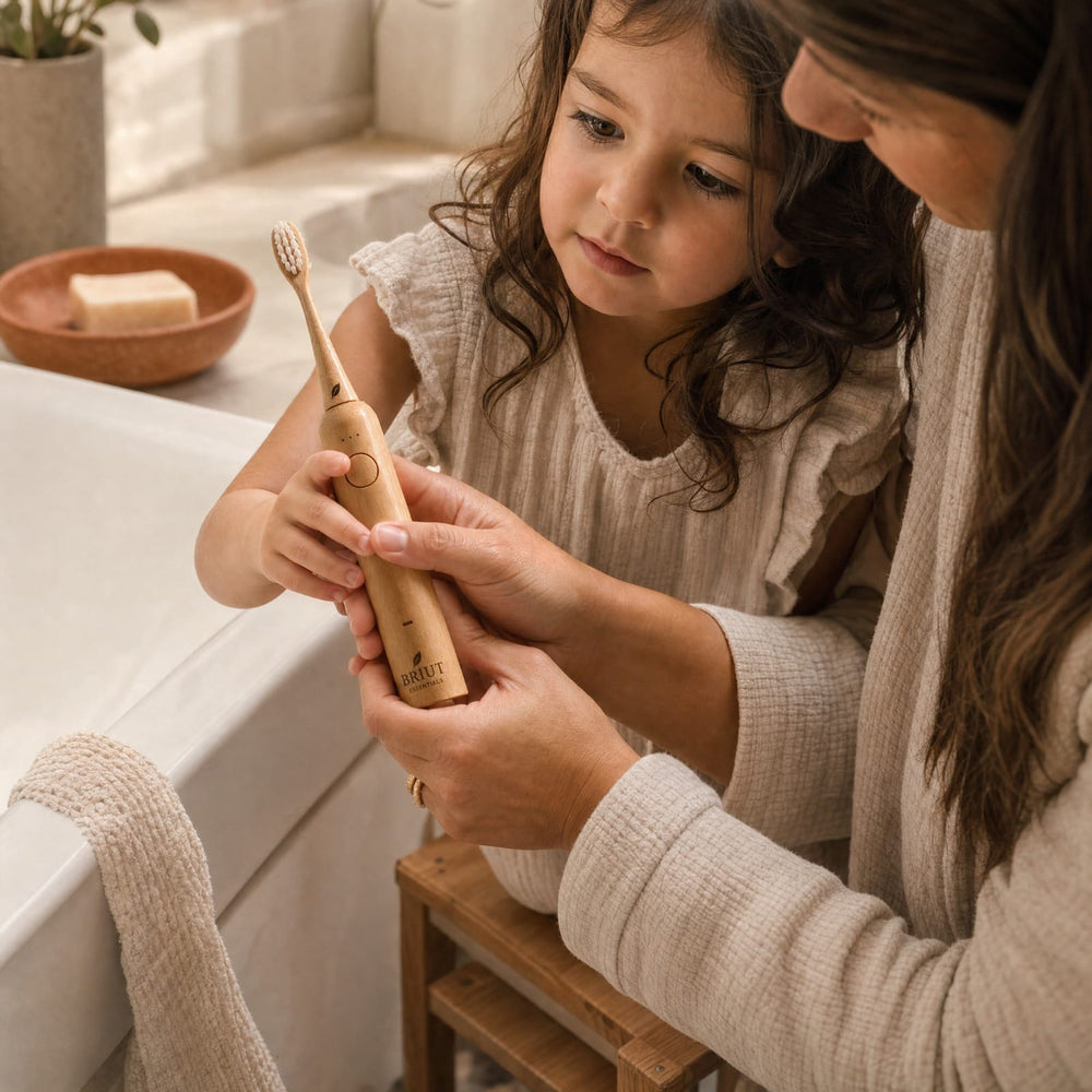 Kids Bamboo Sonic Electric Toothbrush