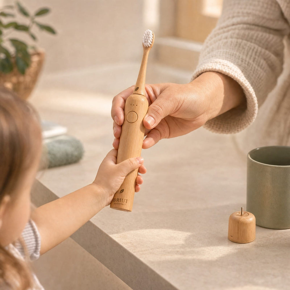 Kids Bamboo Sonic Electric Toothbrush