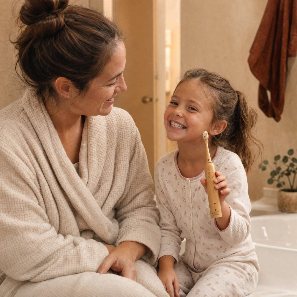 Kids Bamboo Sonic Electric Toothbrush