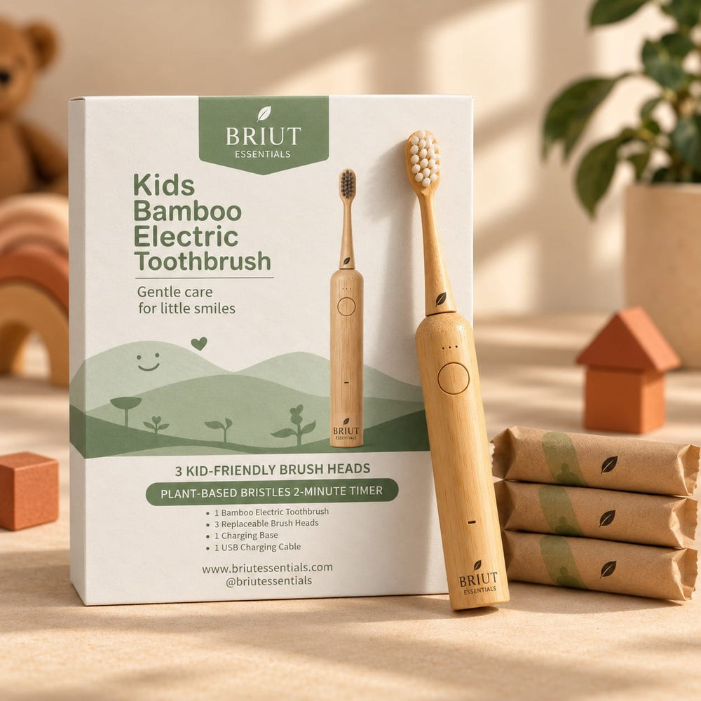 Kids Bamboo Sonic Electric Toothbrush