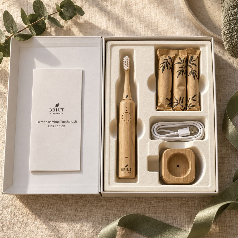 Kids Bamboo Sonic Electric Toothbrush