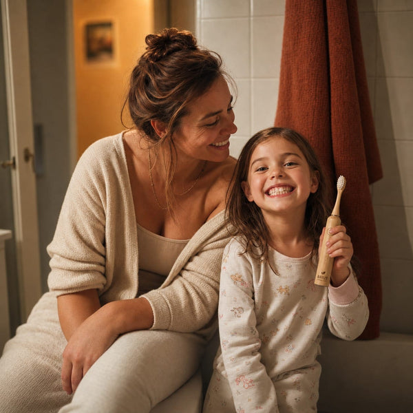 Briut Kids Bamboo Sonic Electric Toothbrush