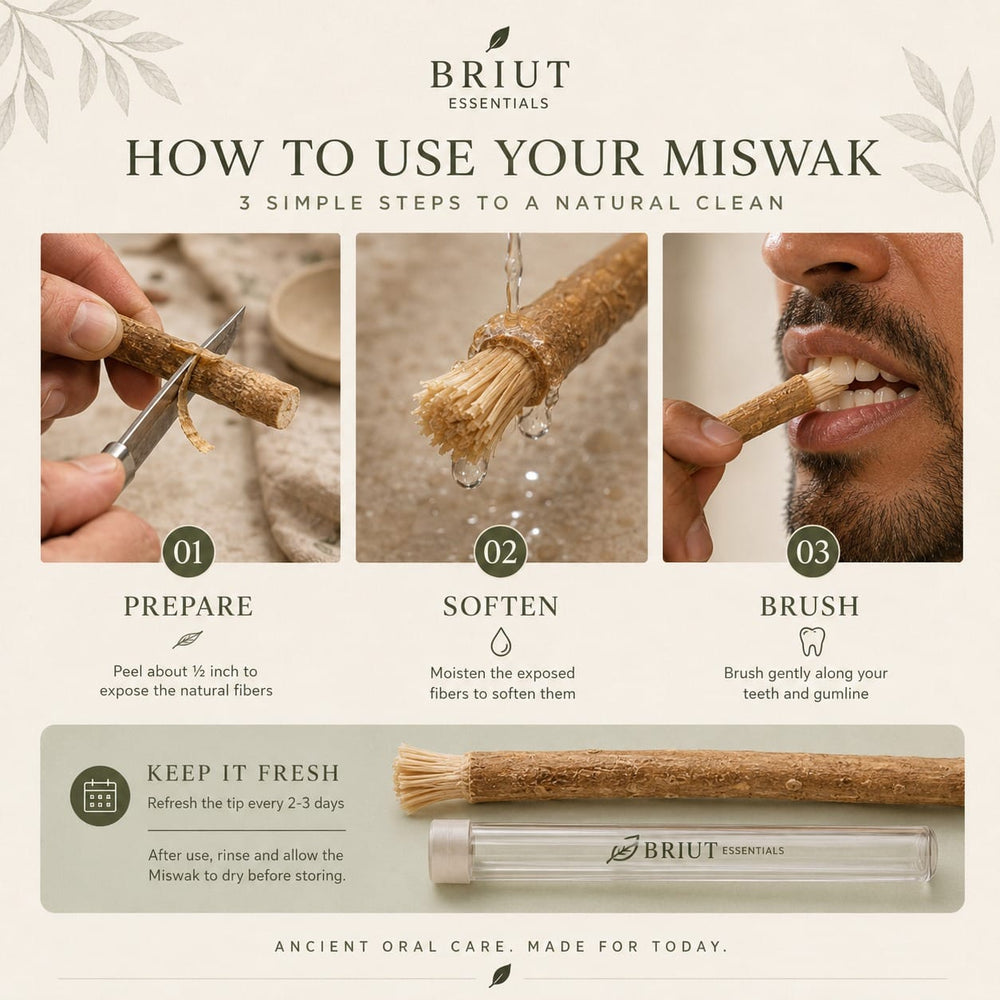 Briut Pure Miswak - 6 pack