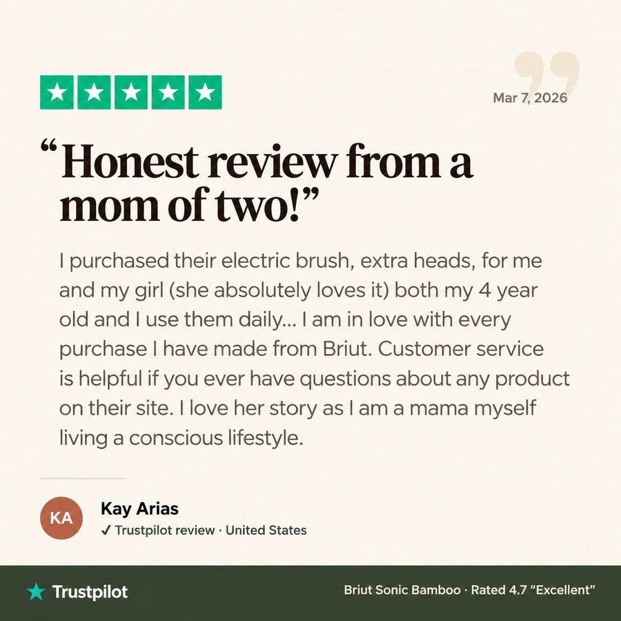 Five-star Trustpilot review by Kay Arias: Honest review from a mom of two