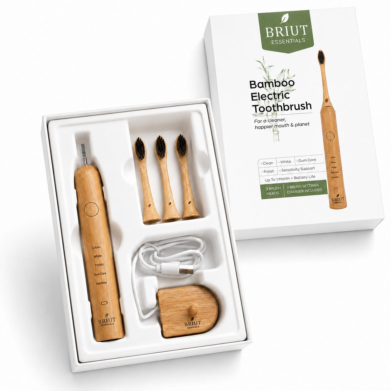 Bamboo Sonic Electric Toothbrush
