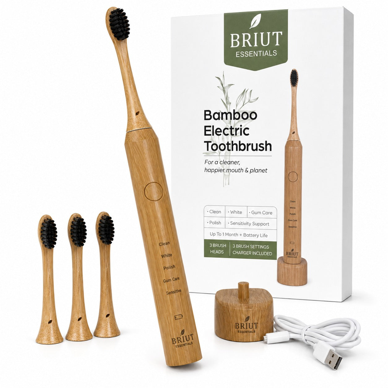 Bamboo Sonic Electric Toothbrush