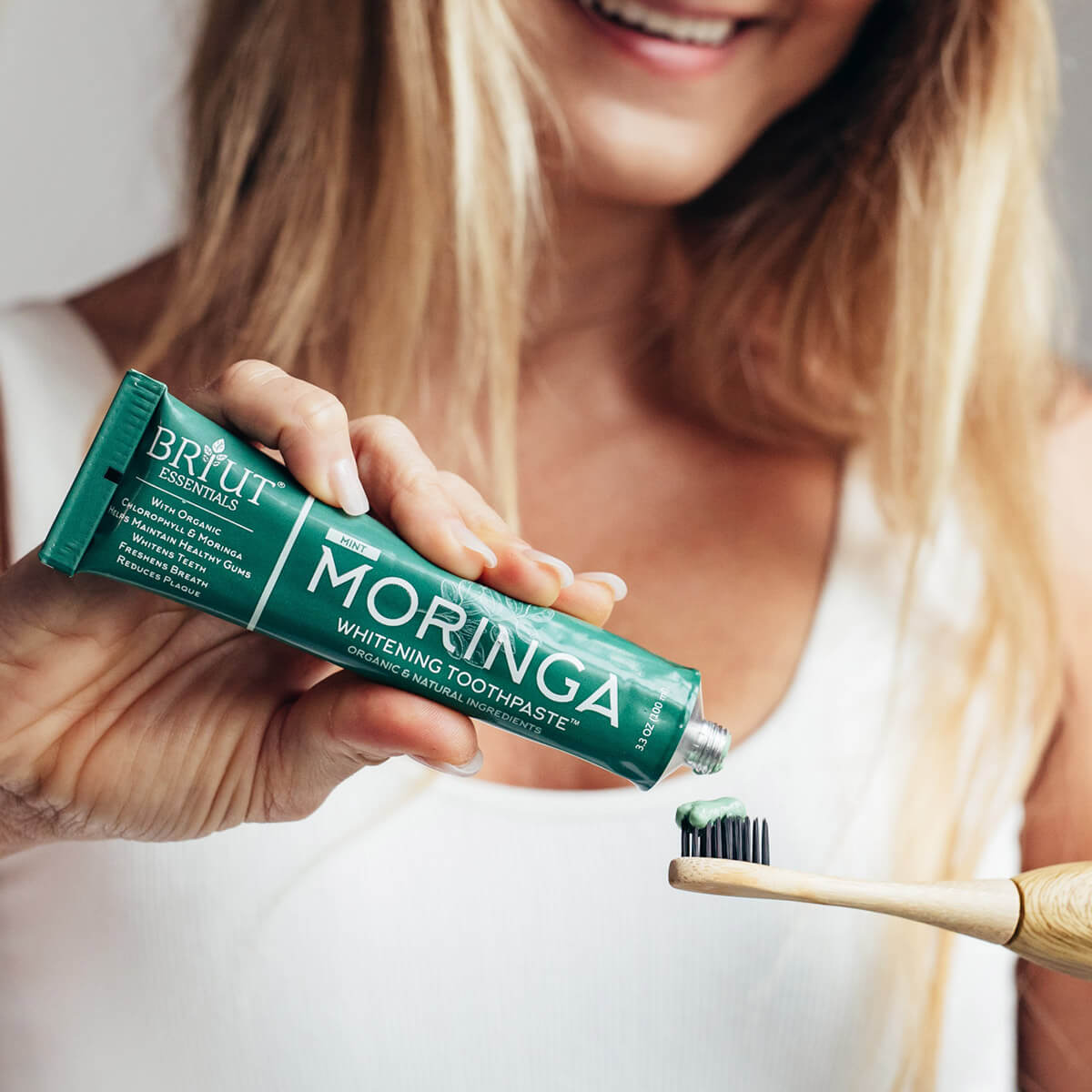Moringa Toothpaste + Electric Bamboo Toothbrush Bundle
